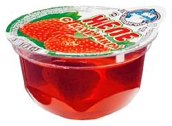 Желе СНЕГОВИЧОК фруктовое с клубникой 150г