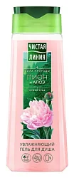 Гель для душа ЧИСТАЯ ЛИНИЯ Увлажняющий нежный 250мл
