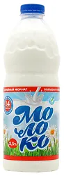 Молоко ТОМСКОЕ МОЛОКО пастер бзмж 2.5% пэт 1400г