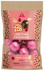 Набор конфет СИБИРСКИЙ КЕДР Грильяж с арахисом и клюквой 200г