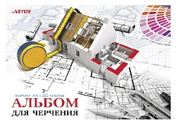 Альбом для черчения ДЕВЕНТЕ А4 20л