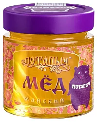 Мед ПОТАПЫЧЪ натуральный майский ст/б 250г