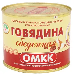 Говядина ОМКК Обеденная ж/б ключ 525г