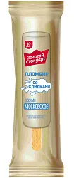 Мороженое ЗОЛОТОЙ СТАНДАРТ Московское бзмж 80г