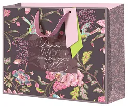 Сумка бумажная ЛАКАРТ арт.ОТ BA