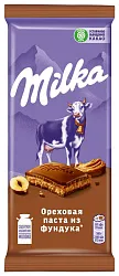 Шоколад МИЛКА молочный с дробленым орехом 80г