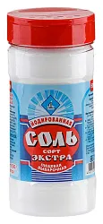 Соль выварочная йодированная пэт 500г