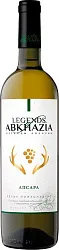 Вино ЛЕГЕНДЫ АБХАЗИИ Апсара белое п/сл 8.5-12% ст/б 0.75л