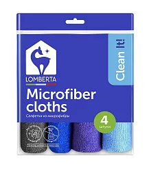 Салфетка ЛОМБЕРТА универсальная из микрофибры 4шт