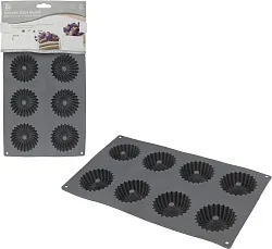 Форма силиконовая для выпечки кексов 17*29*3см арт.G230