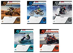 Тетрадь ЭРИХ КРАУЗЕ Пять Элементов клетка 18л арт.51421