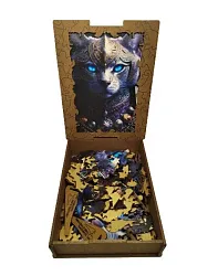 Пазл фигурный АПИЛКА Фантазия Кот в доспехах арт.ВзП16