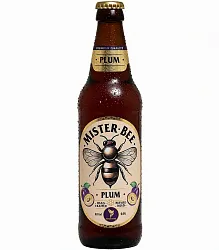 Напиток слабоалкогольный МИСТЕР БИ Медовуха слива 5% ст/б 0.45л