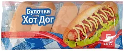 Булочка БИМБО для хот-дога 5шт 200г