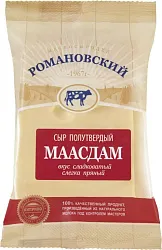 Сыр РОМАНОВСКИЙ Маасдам бзмж 45% 180г