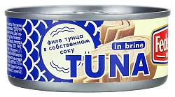 Тунец ФЕДЕРИЧИ натуральный в с/с ж/б 160г