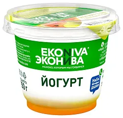 Йогурт ЭКОНИВА яблоко груша бзмж 3% 250г