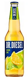 Пивной напиток ДОКТОР ДИЗЕЛЬ Лимон и лайм 6% ст/б 0.4л