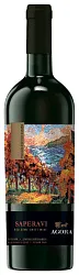 Вино АГОРА Саперави красное п/сл 10-12% ст/б 0.75л