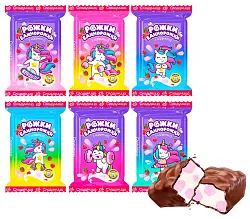 Конфеты СЛАДУНИЦА Рожки единорожки с маршмеллоу весовые