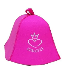 Шапка банная БАННЫЕ ТРАДИЦИИ Красотка сердце