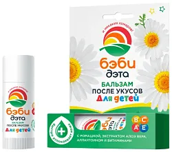 Бальзам-карандаш ДЭТА Бэби после укусов 4.2г