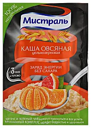 Каша овсяная МИСТРАЛЬ заряд энергии м/у 40г