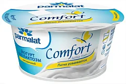 Йогурт ПАРМАЛАТ Комфорт натуральный безлактозный бзмж 3.5% 130г