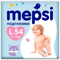 Подгузники МЕПСИ Премиум 9-16кг 54шт