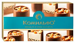 Набор конфет КОМИЛЬФО миндаль крем-карамель 116г