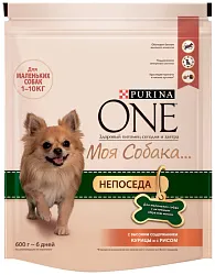 Корм для собак ПУРИНА ВАН с курицей и рисом для активных мелких пород 600г