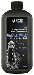 Шампунь ГОРИЗОНТ для волос тела бороды 3в1 500мл