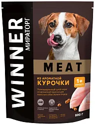 Корм для собак МИРАТОРГ Мит из ароматной курочки для мелких пород 500г