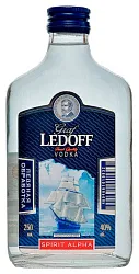 Водка ГРАФ ЛЕДОФФ 40% ст/б 0.25л