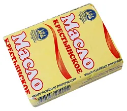 Масло сладко-сливочное БЕЛЫЙ ЗАМОК Крестьянское несоленое бзмж 72.5% 170г