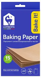 Пергамент для выпечки ЛОМБЕРТА в листах 15шт