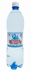 Мин.вода ЧИСТОЗЕРЬЕ лечебно-столовая газированная 1л