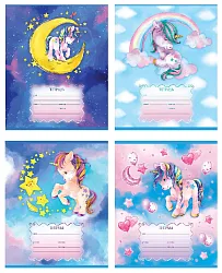 Тетрадь БИДЖИ Волшебный мир клетка 12л