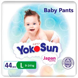 Подгузники-трусики ЙОКОСАН 9-14кг 44шт
