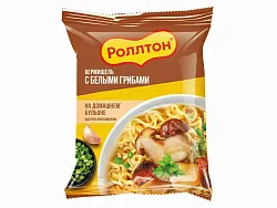 Лапша б/п РОЛЛТОН белые грибы 60г