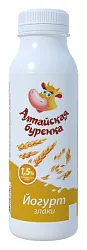 Йогурт АЛТАЙСКАЯ БУРЕНКА со злаками бзмж 1.5% 300г