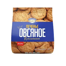 Печенье ПОЛЕТ Овсяное классическое 300г
