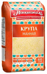 Манная крупа НАЦИОНАЛЬ м/у 800г