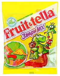 Жевательный мармелад ФРУТТЕЛЛА Звери Микс 70г