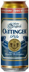 Пиво ОТТИНГЕР Ориджинал Пилс светлое фильтрованное пастер 4.7% ж/б 0.5л