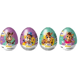 Карамель КОНФИТРЕЙД Фани хорс яйцо с подарком 20г