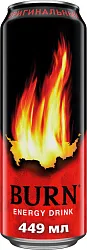 Энергетический напиток БЕРН оригинальный без сахара ж/б 0.449л