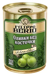 Оливки ФИЛИППО БЕРИО б/к ж/б 314мл