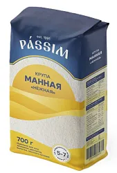 Манная крупа ПАССИМ нежная м/у 700г
