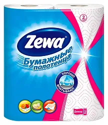 Бумажные полотенца ЗЕВА 2сл 2рул